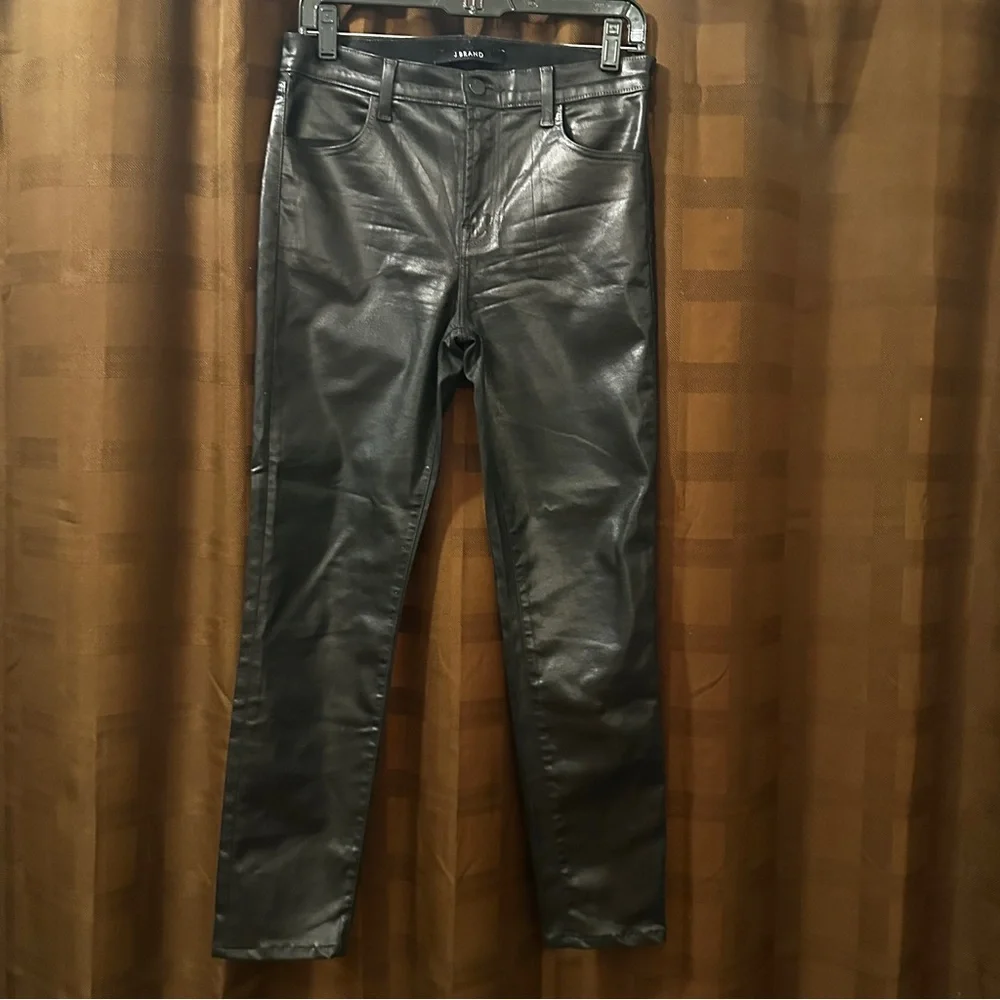 J Brand Maria High Rise Skinny Jeans in Galactic Black size 29